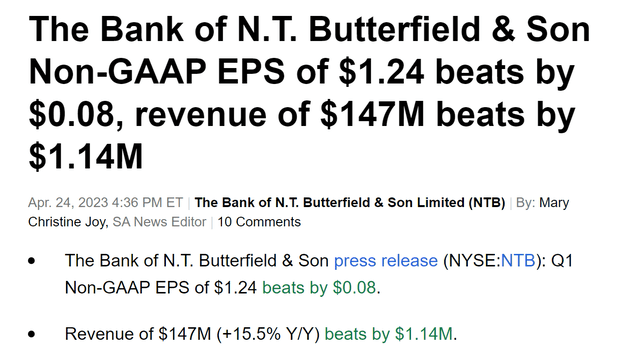 NTB Q1 earnings