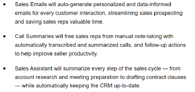 The Key Features Of Sales GPT