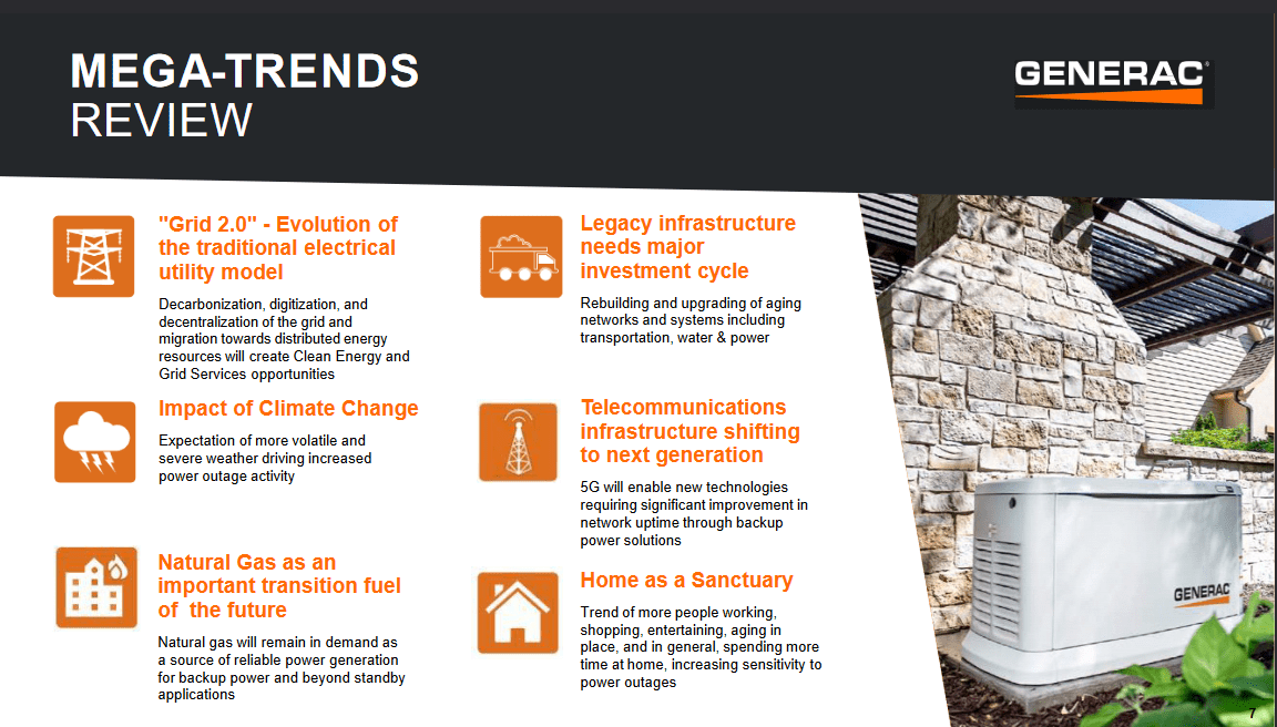 The many mega trends that GNRC has