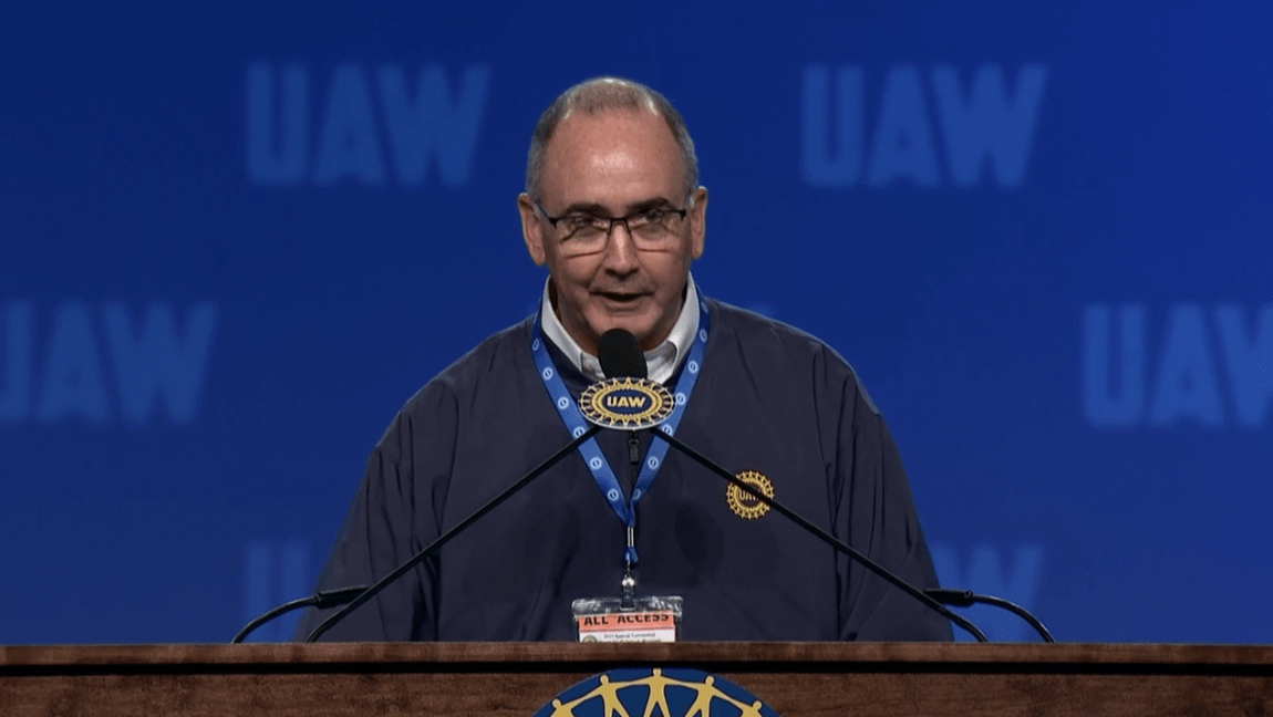 Newly Elected UAW President Shawn Fain Delivers Electrifying Speech to 2023 Special Bargaining Convention Delegates | UAW