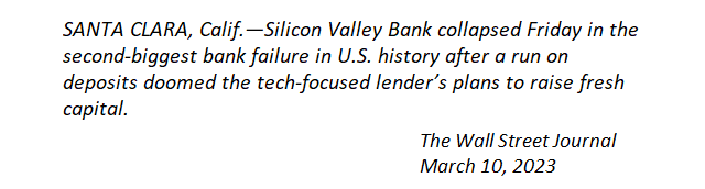 Silicon Valley Bank story WSJ