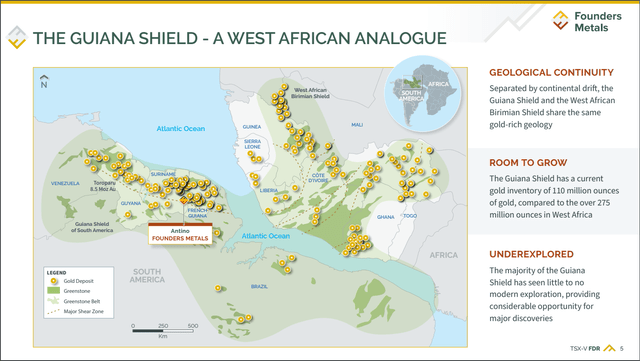 FDR Guiana Shield summary page