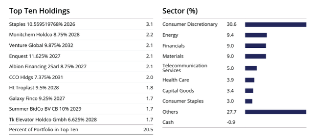 top 10 holdings